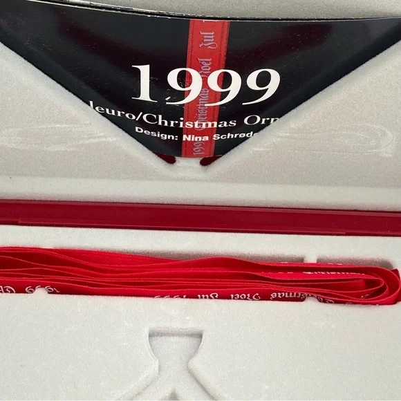 Georg Jensen Gold Plate 1999 Christmas Candles Ornament mobile collection - Picture 4 of 9